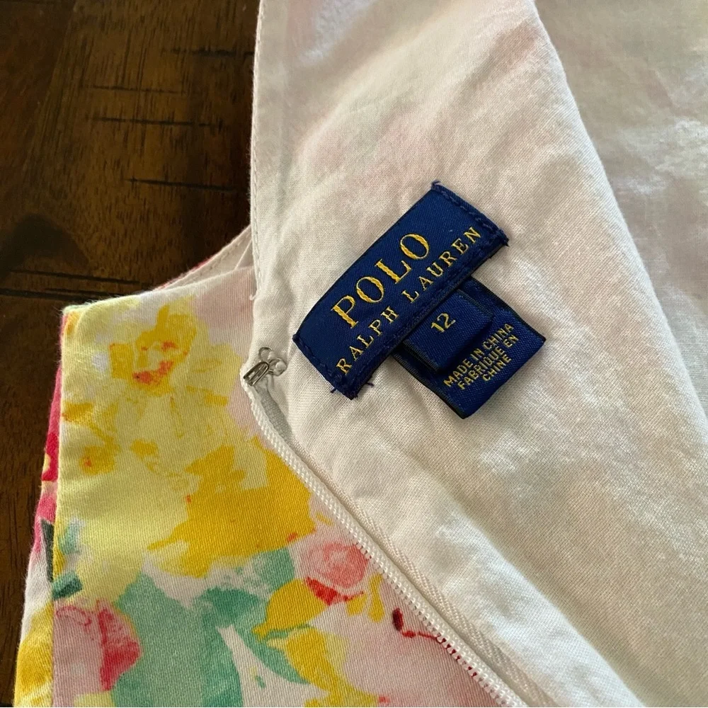 Ralph Lauren Floral Cotton Sateen Dress
